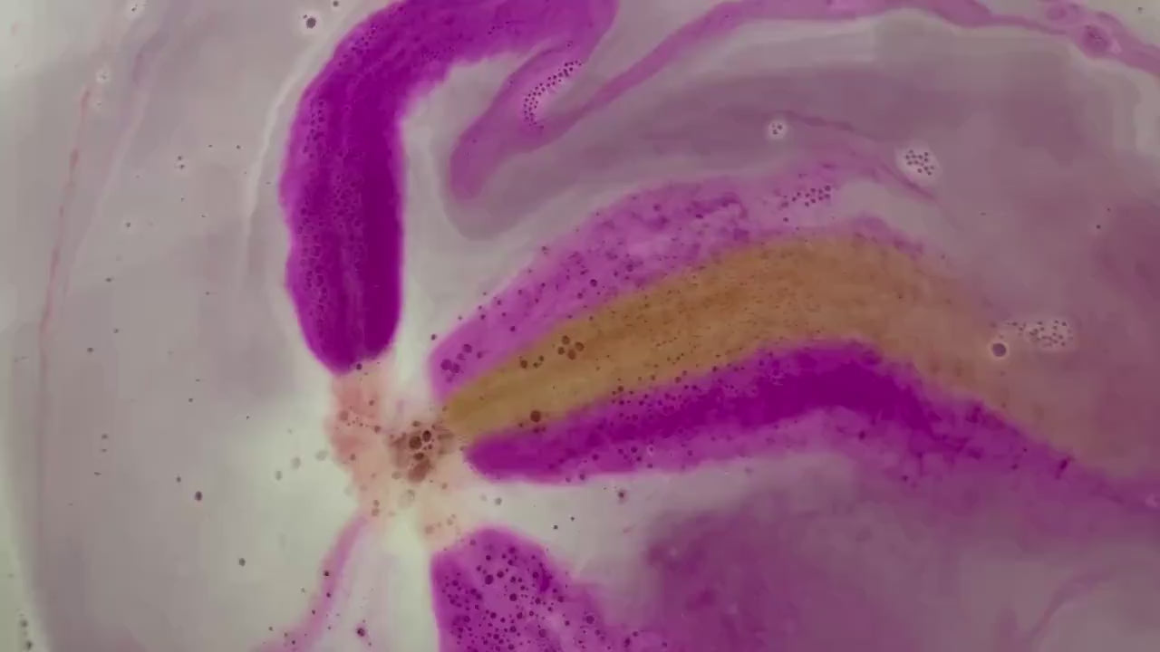 Heart Bath Bombs in bath tub video